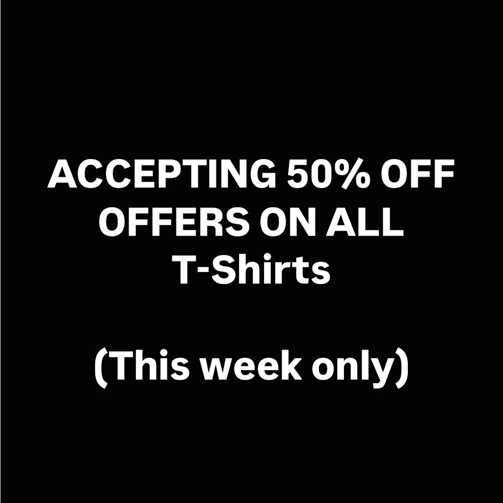50 Off All TShirts Sale